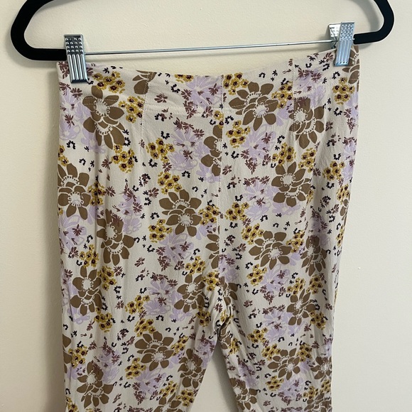 Free People Can't Take My Eyes Off You Floral Flare Pants, XS - Picture 6 of 16